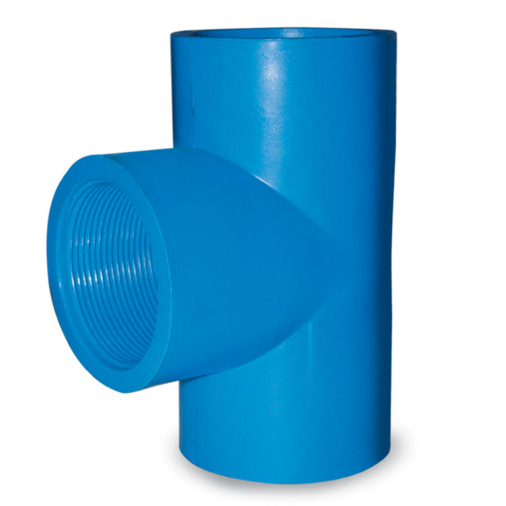Blue In-House uPVC Fittings Threaded Tee - KiksHardware