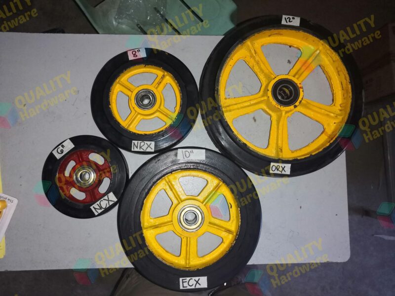 Solid Rubber Wheel Heavyduty Heavy guage