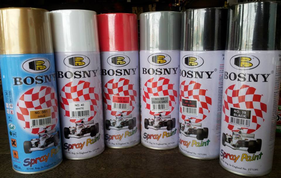 Bosny Spray Paint Color Chart Philippines