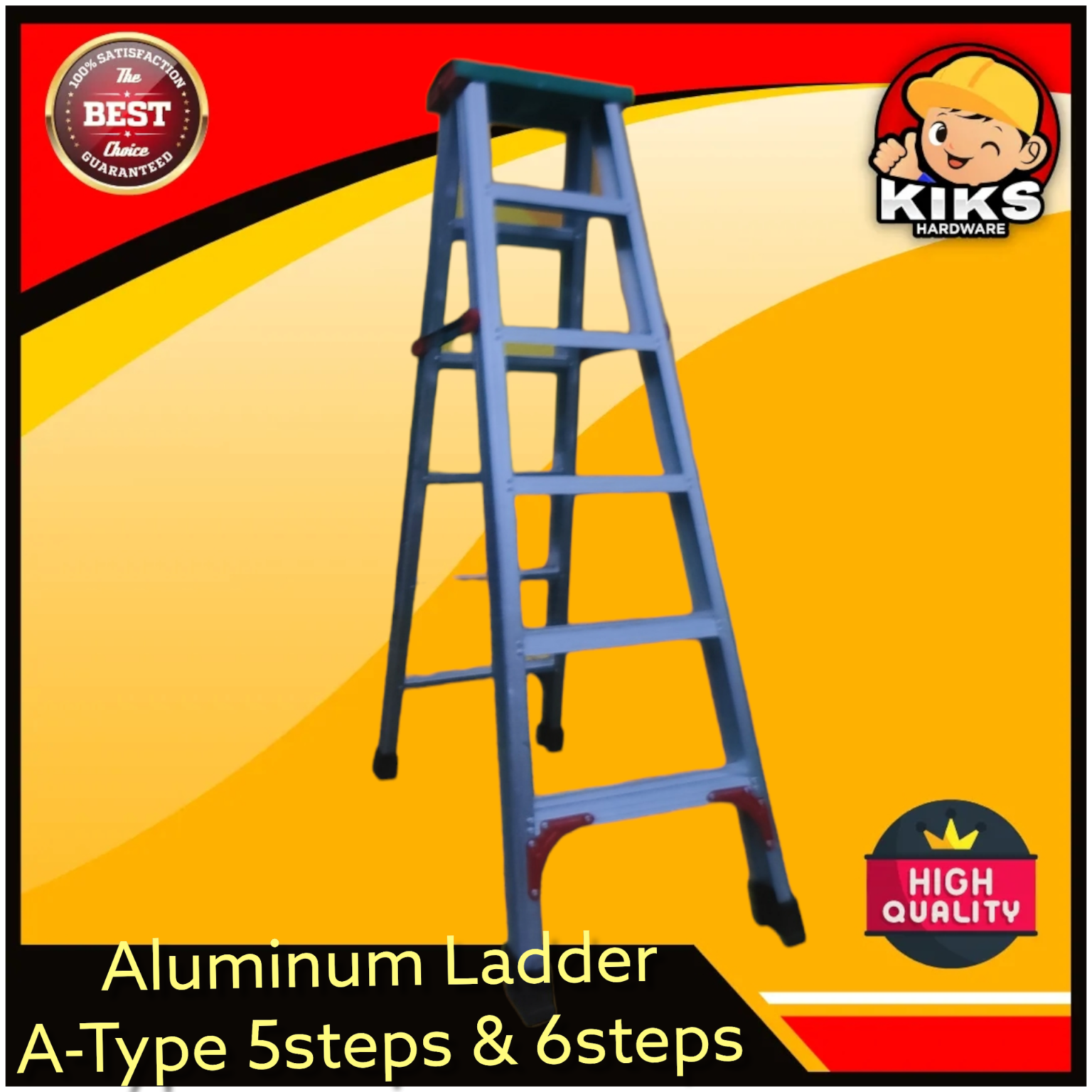 Aluminum Step Ladder 5step (5feet) Pricelist Philippines Shipping