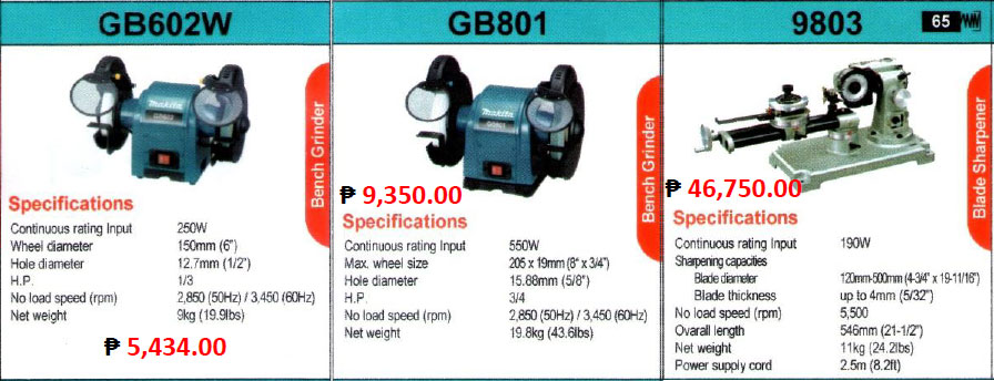 Bench Grinder Price Philippines