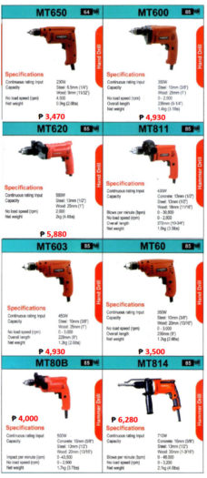 Maktec by Makita Power Drills