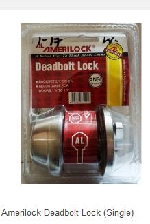 Product details of Amerilock Deadbolt Lock (Single)