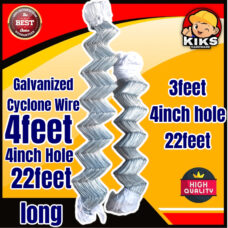 Galvanized Cyclone Wire 4ft 4inch Hole 22ft