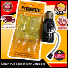 Firefly chain pull socket with pin outlet