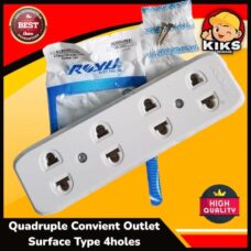 Royu Quadruple Convenient Outlet